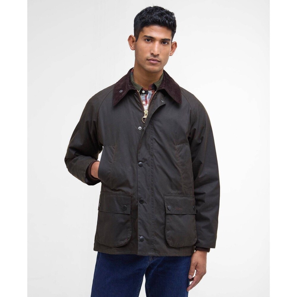 Barbour Bedale Waxed Cotton Jacket - Rustic Brown - Men's Size 40 - NWOT